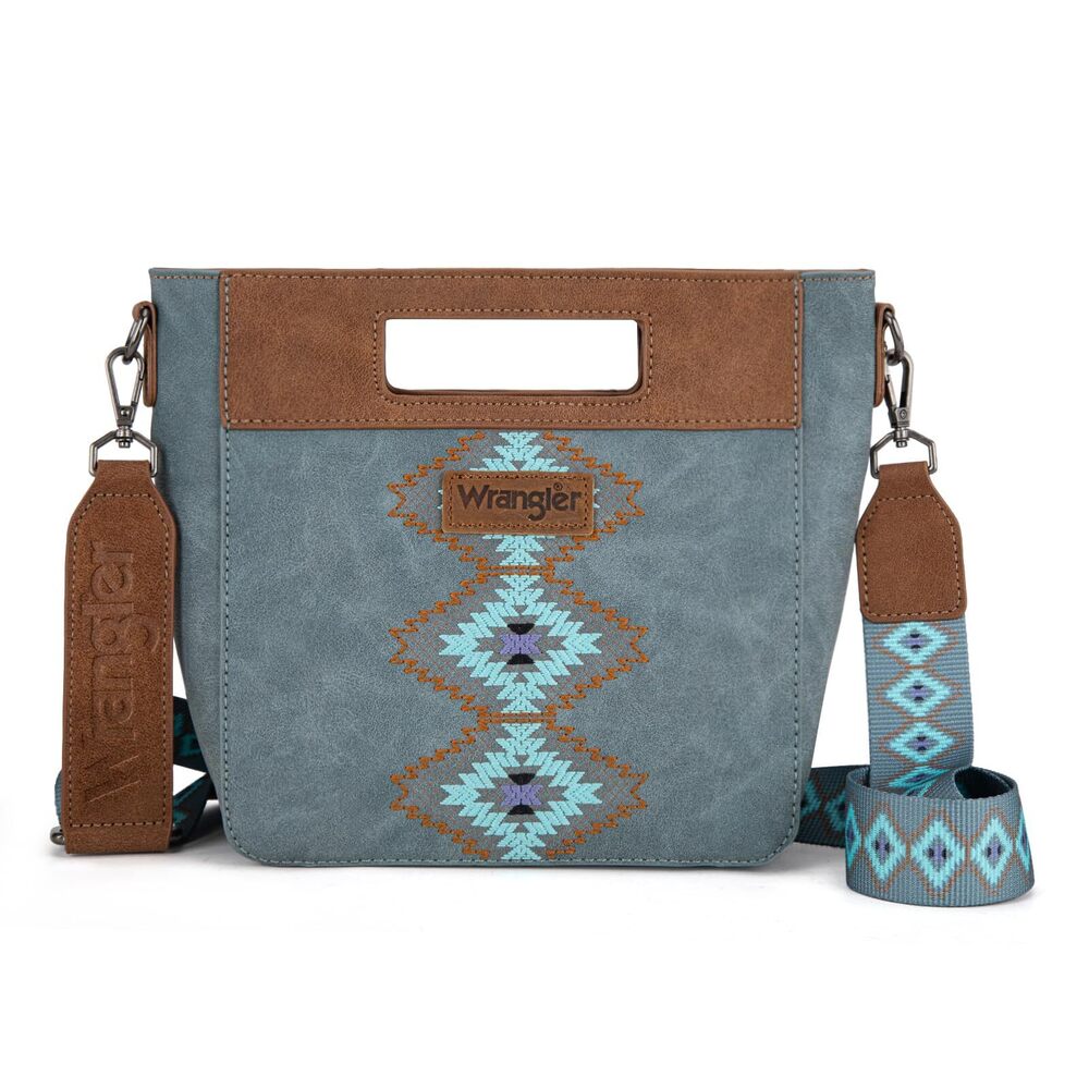 4508 Wrangler Small Aztec Satchel Handbags & Wallet Card Cases